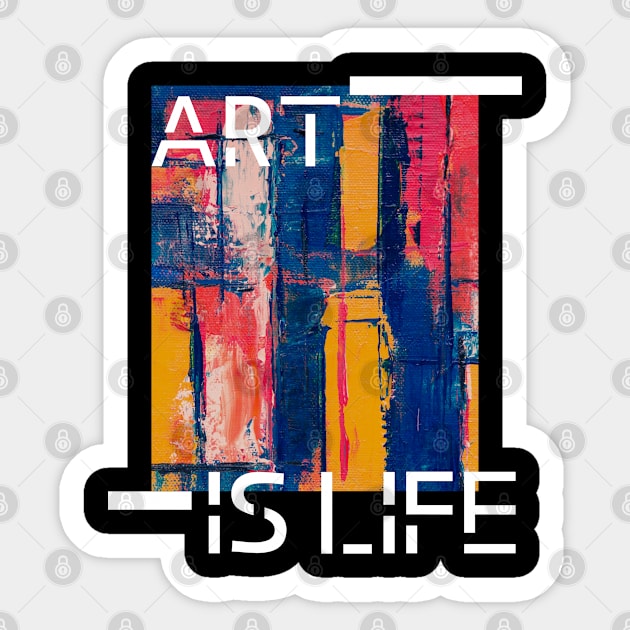 Art is life Sticker by Creative2020